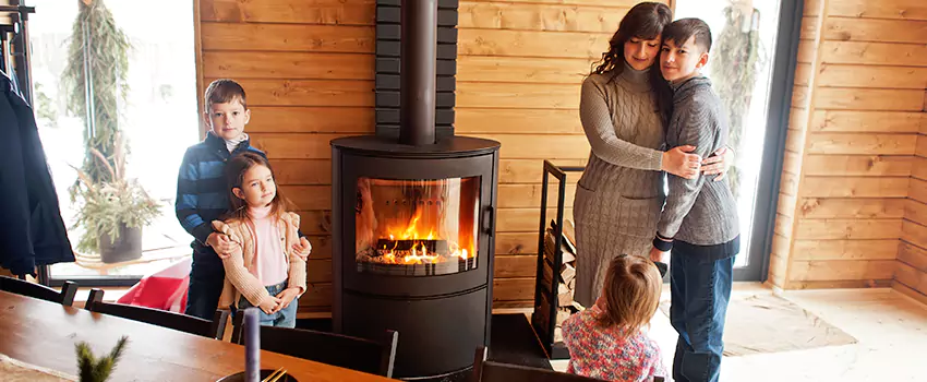 Morso Cast Iron Fireplace Insert Installation in Braintree, Massachusetts