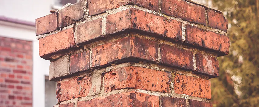 Cracked Chimney Bricks Repair Cost in Braintree, Massachusetts