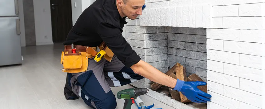 Fireplace Damaged Damper Frame Repair Services in Braintree, Massachusetts